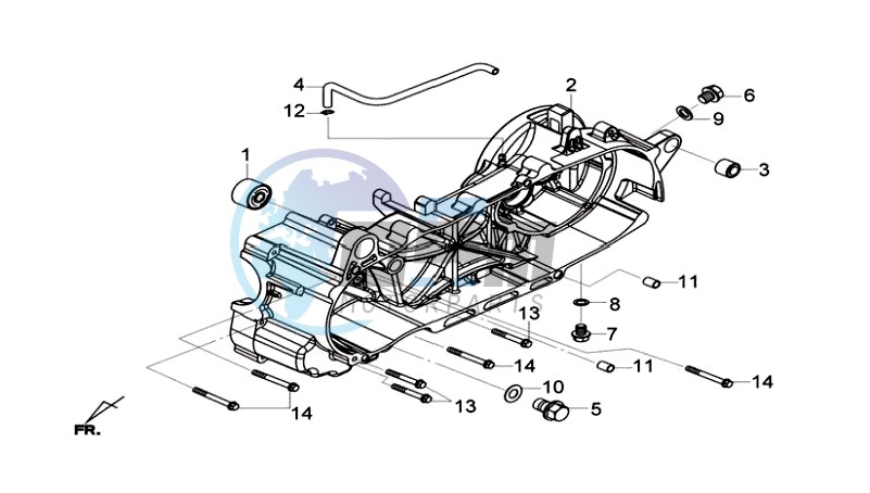 CRANKCASE LEFT