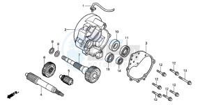 FES150 125 PANTHEON drawing TRANSMISSION