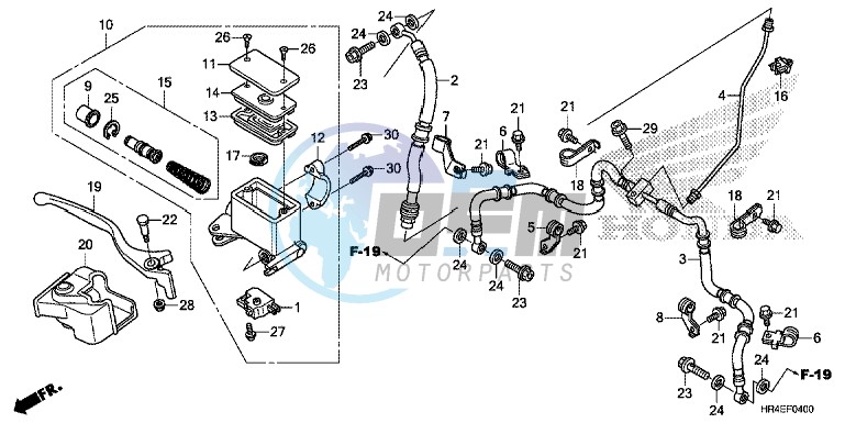 FRONT BRAKE MASTER CYLINDER