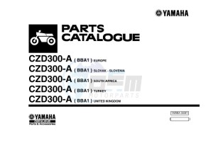 CZD300-A XMAX 300 (BBA1) drawing Infopage-1