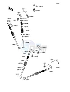 VN750 A [VULCAN 750] (A6-A9) [VULCAN 750] drawing VALVE