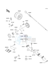 KAF 620 E [MULE 3010 4X4] (E1-E5) [MULE 3010 4X4] drawing OIL PUMP_OIL FILTER