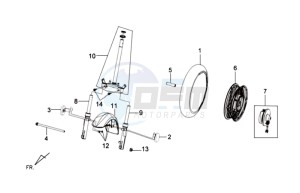 SYMMETRY 25KMH 50 drawing UNDERTAIL/ BATTERY COVER