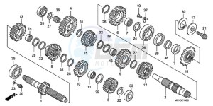 CRF450RA Australia - (U) drawing TRANSMISSION