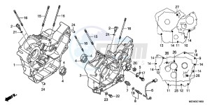 NT700VAB drawing CRANKCASE