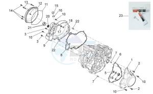 RXV 450-550 drawing Crankcase II