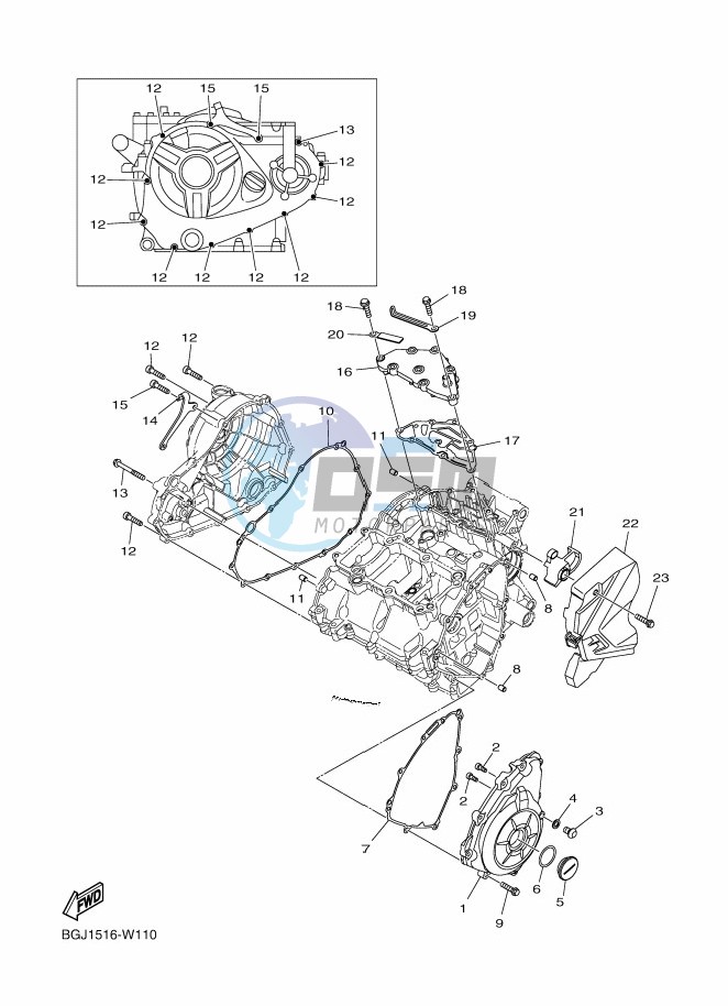 CRANKCASE COVER 1