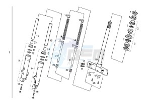 BOULEVARD - 200 drawing FRONT FORK