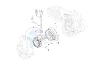 MP3 300 LT Sport ABS drawing Flywheel magneto