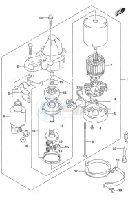 DF 300AP drawing Starting Motor