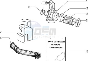 Zip 50 fast rider RST drawing Carburettor