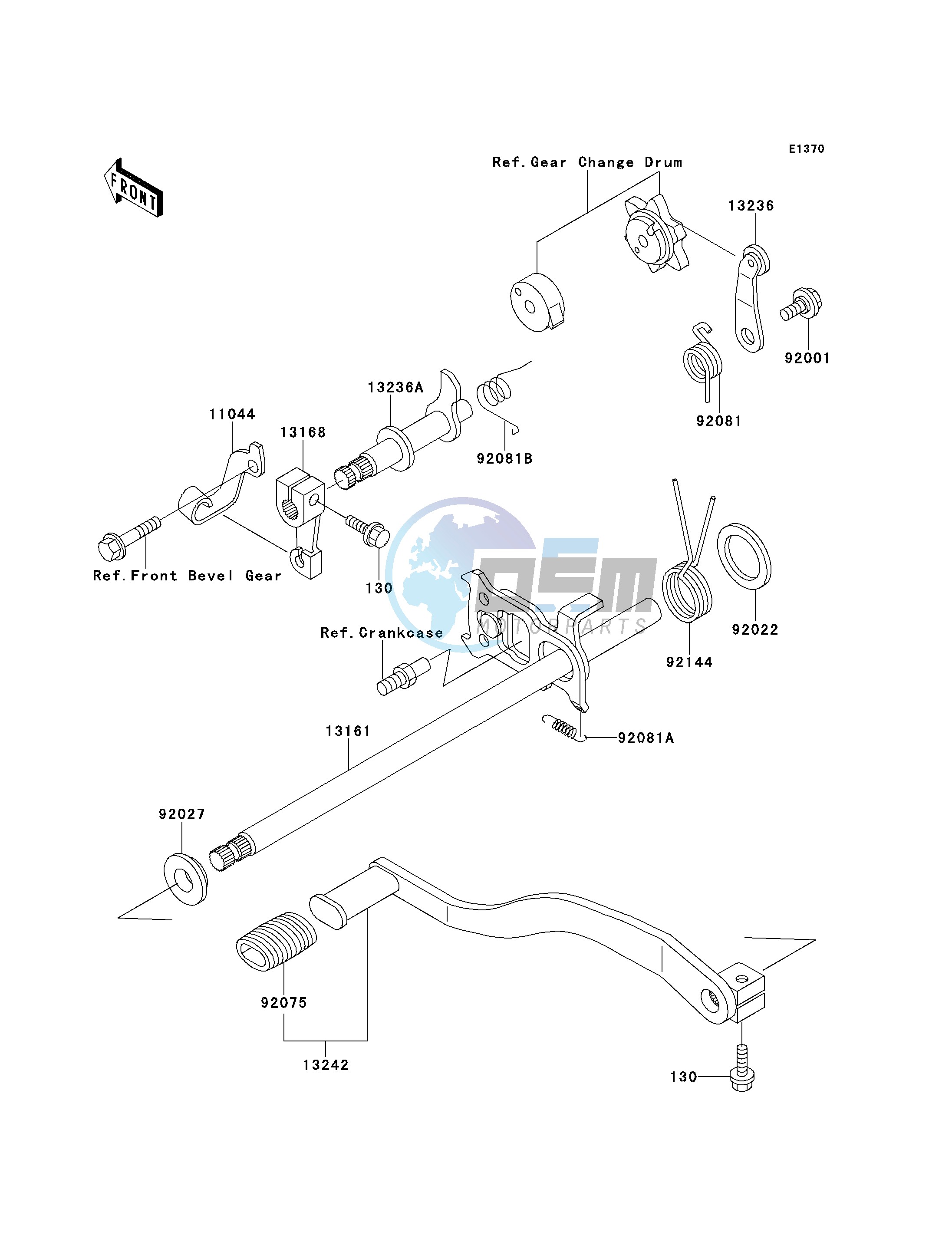 GEAR CHANGE MECHANISM