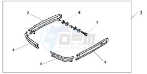 GL18009 SI / AB NAV - (SI / AB NAV) drawing SADDLEBAG GUARD P