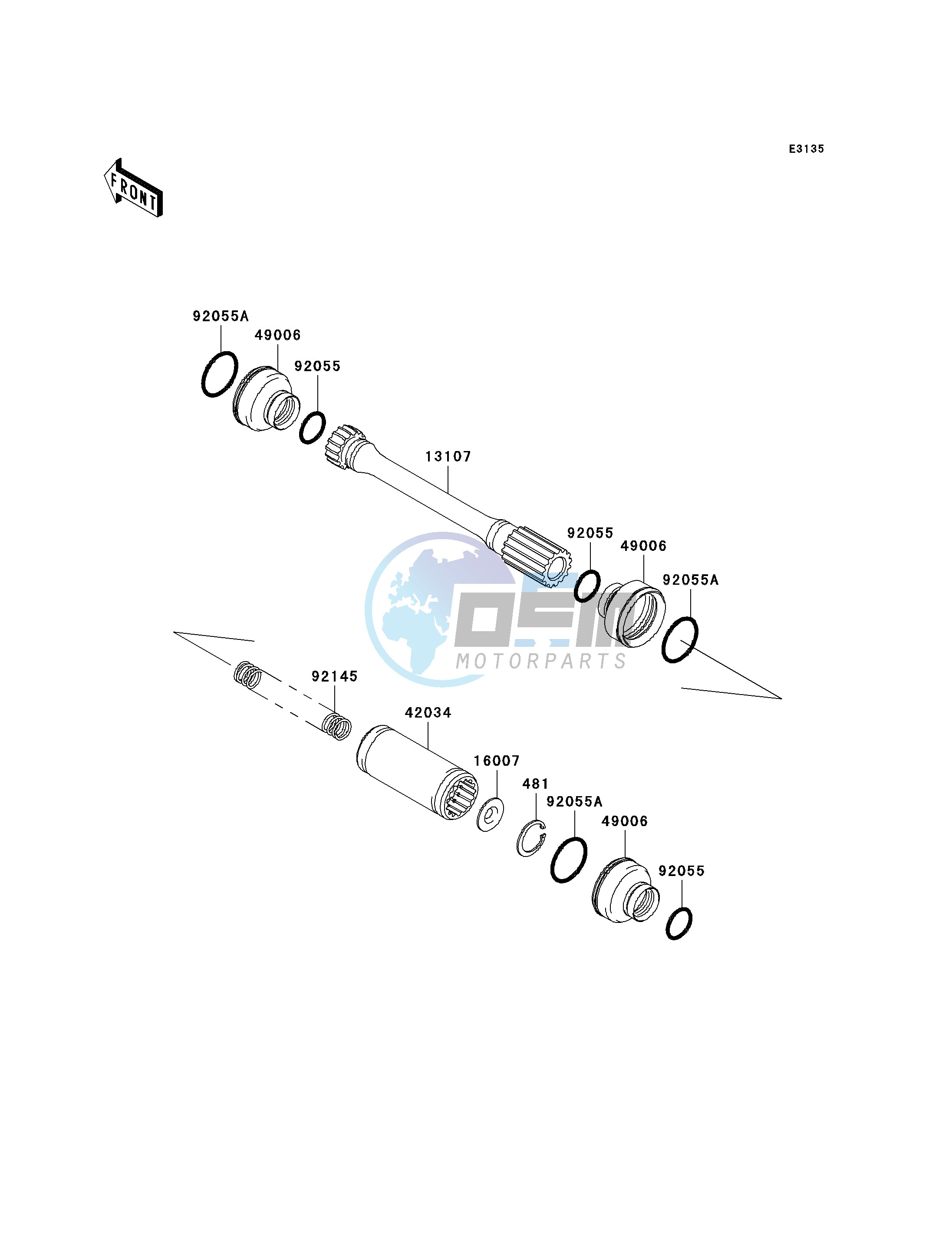 DRIVE SHAFT-PROPELLER