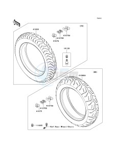 VN 1700 E [VULCAN 1700 CLASSIC] (9G-9FA) E9F drawing TIRES