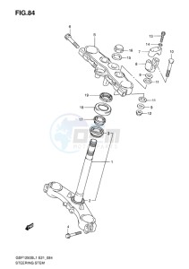 GSF-1250S ABS BANDIT EU drawing STEERING STEM