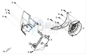 X'PRO 125 drawing AIRBOX