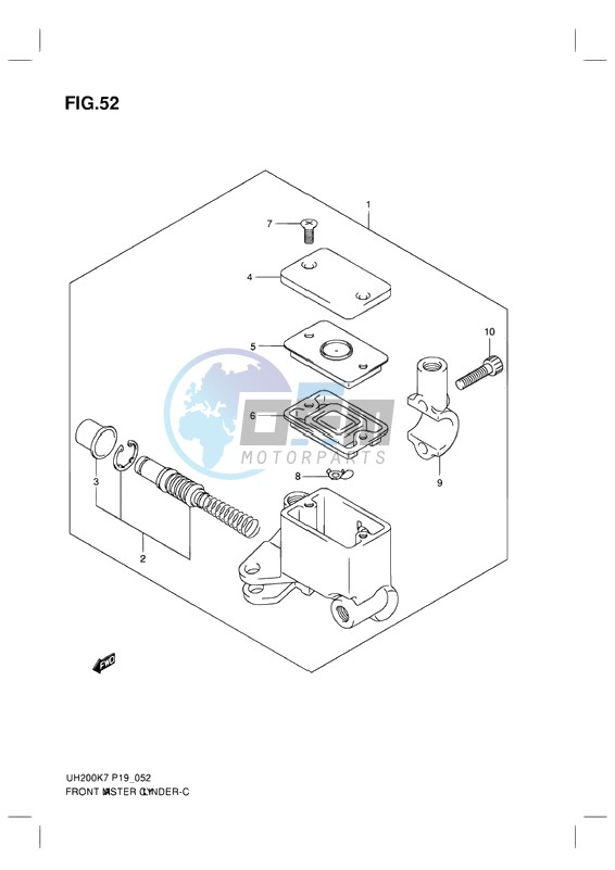 FRONT MASTER CYLINDER