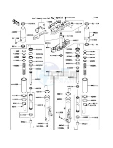 VN1700_CLASSIC_ABS VN1700FBF GB XX (EU ME A(FRICA) drawing Front Fork