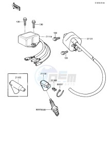 KDX 200 A [KDX200] (A1-A3) [KDX200] drawing IGNITION