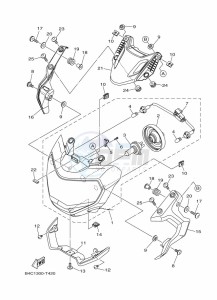 MT-07 ABS MTN690-U (B8M3) drawing HEADLIGHT