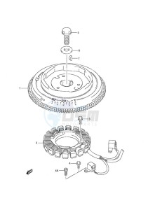 DF 25 V-Twin drawing Magneto