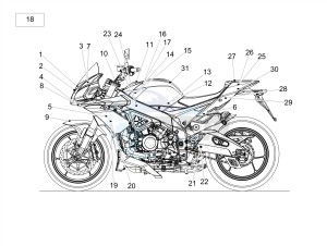 TUONO 1100 V4 FACTORY E4 SUPERPOLE ABS (APAC) drawing Plate set and decal