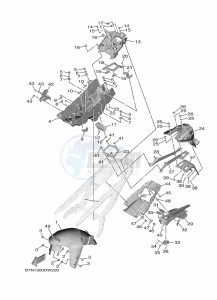 MT-09 SP MTN890D (BAMF) drawing FENDER