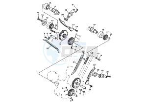 XVS DRAG STAR 1100 drawing CAMSHAFT -CHAIN