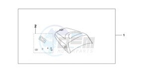 CBF1000T9 Europe Direct - (ED) drawing SEAT COWL*NHA48M*