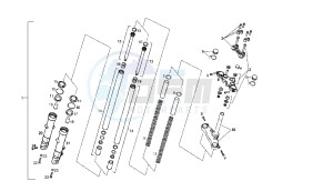 CROSS CITY - 125 CC 4T EU3 drawing FRONT FORK