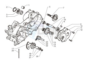 Ark AC 45 Yellow-Blue 50 drawing Rear wheel axle