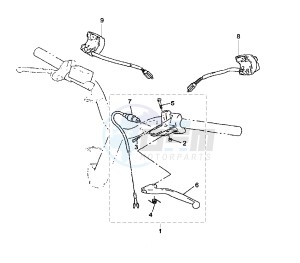 CS JOG R 50 drawing HANDLE SWITCH AND LEVER