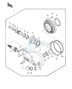 KZ 1000 E [SHAFT] (E1-E2) [SHAFT] drawing FINAL GEARS