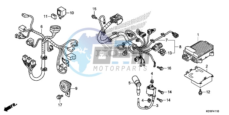 SUB HARNESS/IGNITION COIL