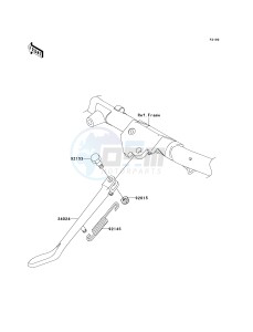 VN 1600 D [VULCAN 1600 NOMAD] (D6F-D8FA) D7F drawing STAND-- S- -