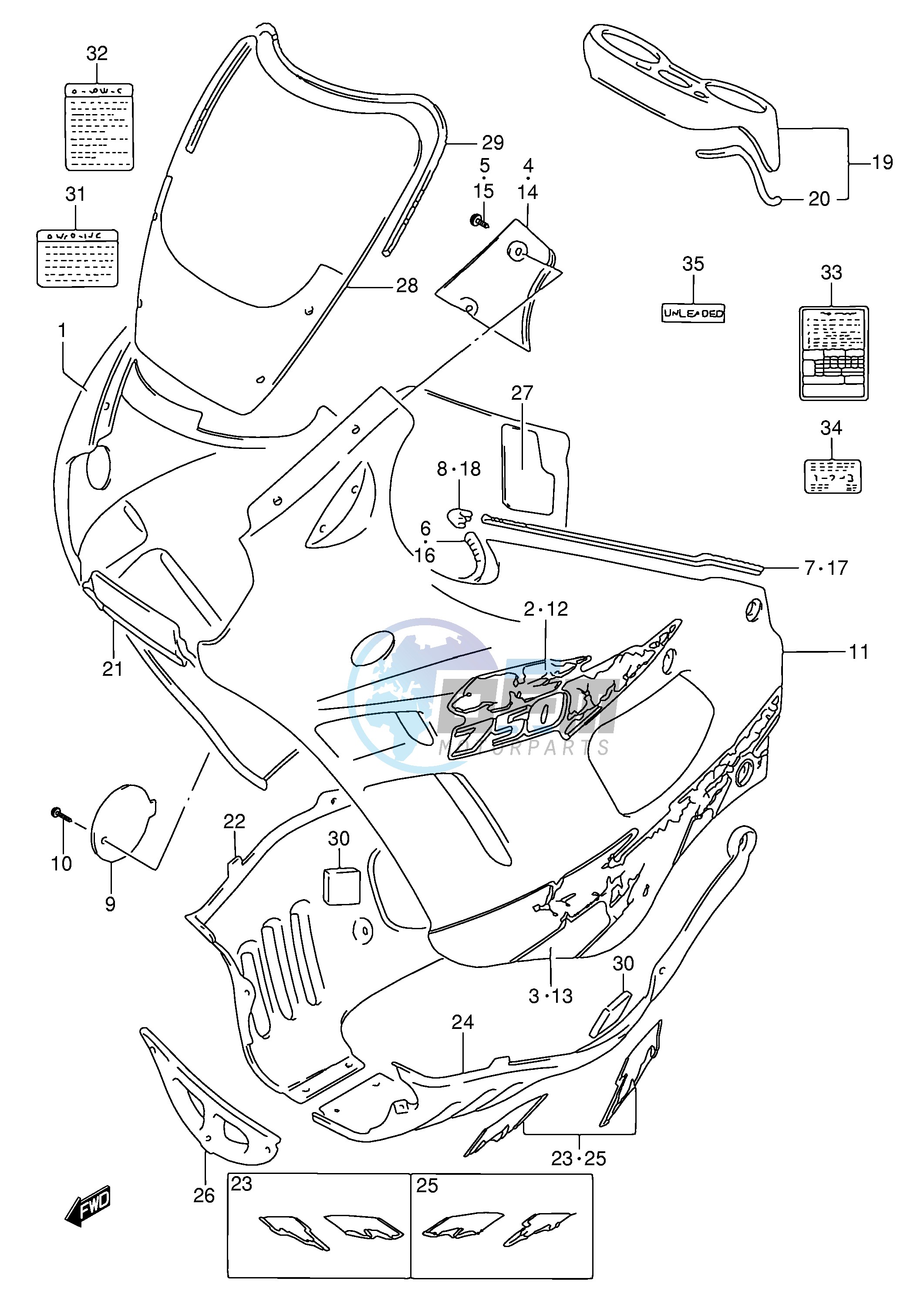 COWLING BODY (MODEL S)