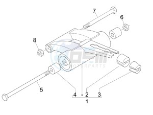 Zip 50 2T drawing Swinging arm