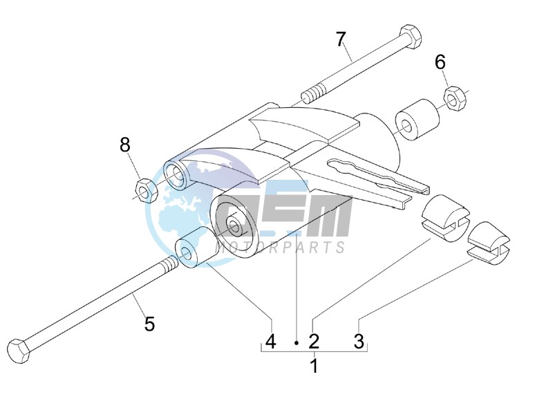 Swinging arm