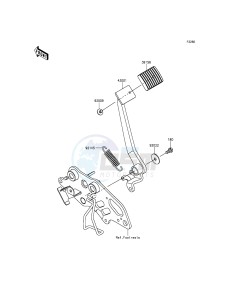 VULCAN S EN650AGFA XX (EU ME A(FRICA) drawing Brake Pedal