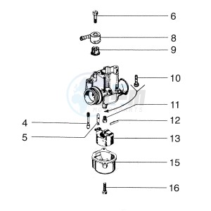 50 FL2 drawing Carburettor assy