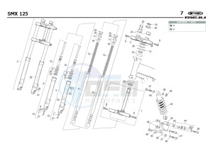 SMX-125-4T-BLACK drawing SUSPENSION