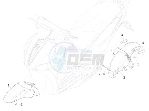 LIBERTY 50 (EMEA) drawing Wheel housing - Mudguard