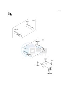 KAF 400 B [MULE 600] (B6F-B9F) B7F drawing REFLECTORS