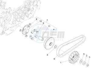 FLY 150 4T 3V IE (NAFTA) drawing Driving pulley