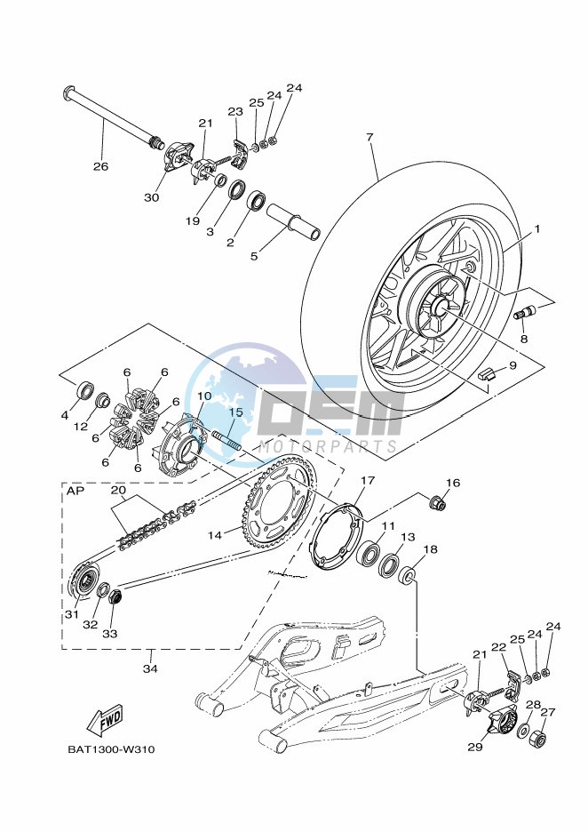 REAR WHEEL