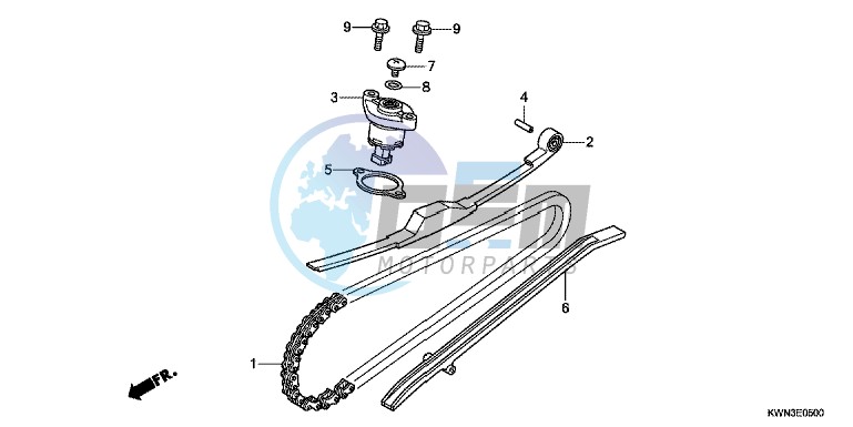 CAM CHAIN/ TENSIONER