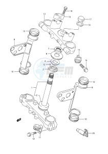 TS200R (E28) drawing STEERING STEM