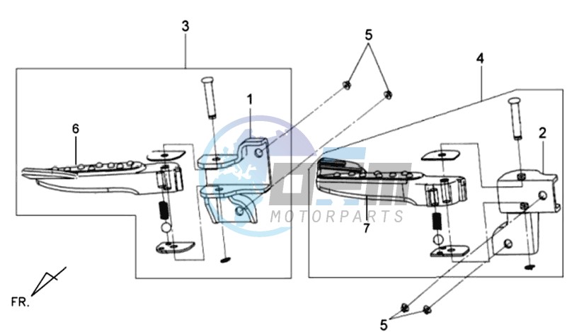 FOOTREST L / R