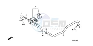 CB600FA Australia - (U) drawing AIR INJECTION CONTROL VALVE